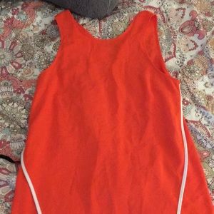 Retro looking orange H&M dress